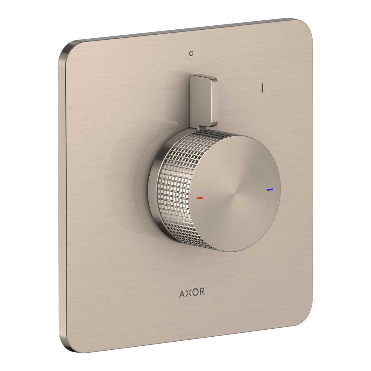 אינטרפוץ 3 דרך AXOR Citterio C Porter unit 120/120 softsquare with baton hand shower 2jet and textile shower hoseAXOR Citterio C Mixer for concealed installation for 1 function - cubic cut