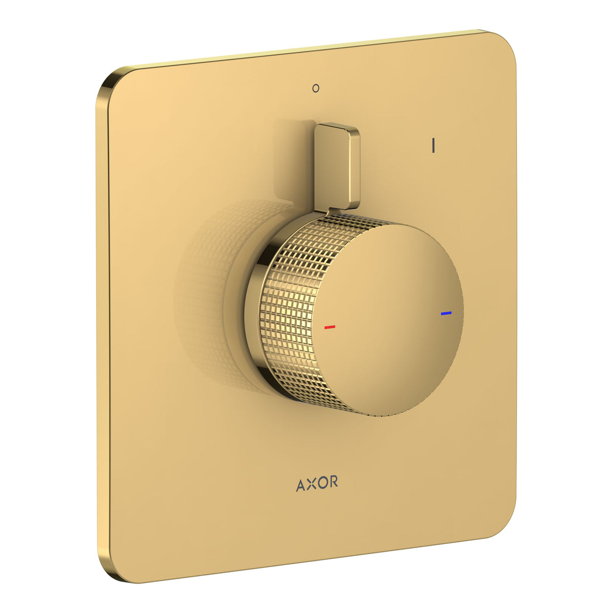 אינטרפוץ 3 דרך AXOR Citterio C Porter unit 120/120 softsquare with baton hand shower 2jet and textile shower hoseAXOR Citterio C Mixer for concealed installation for 1 function - cubic cut