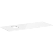 Xelu Q Console 1360/550 with cutout left for wash bowl with tap hole