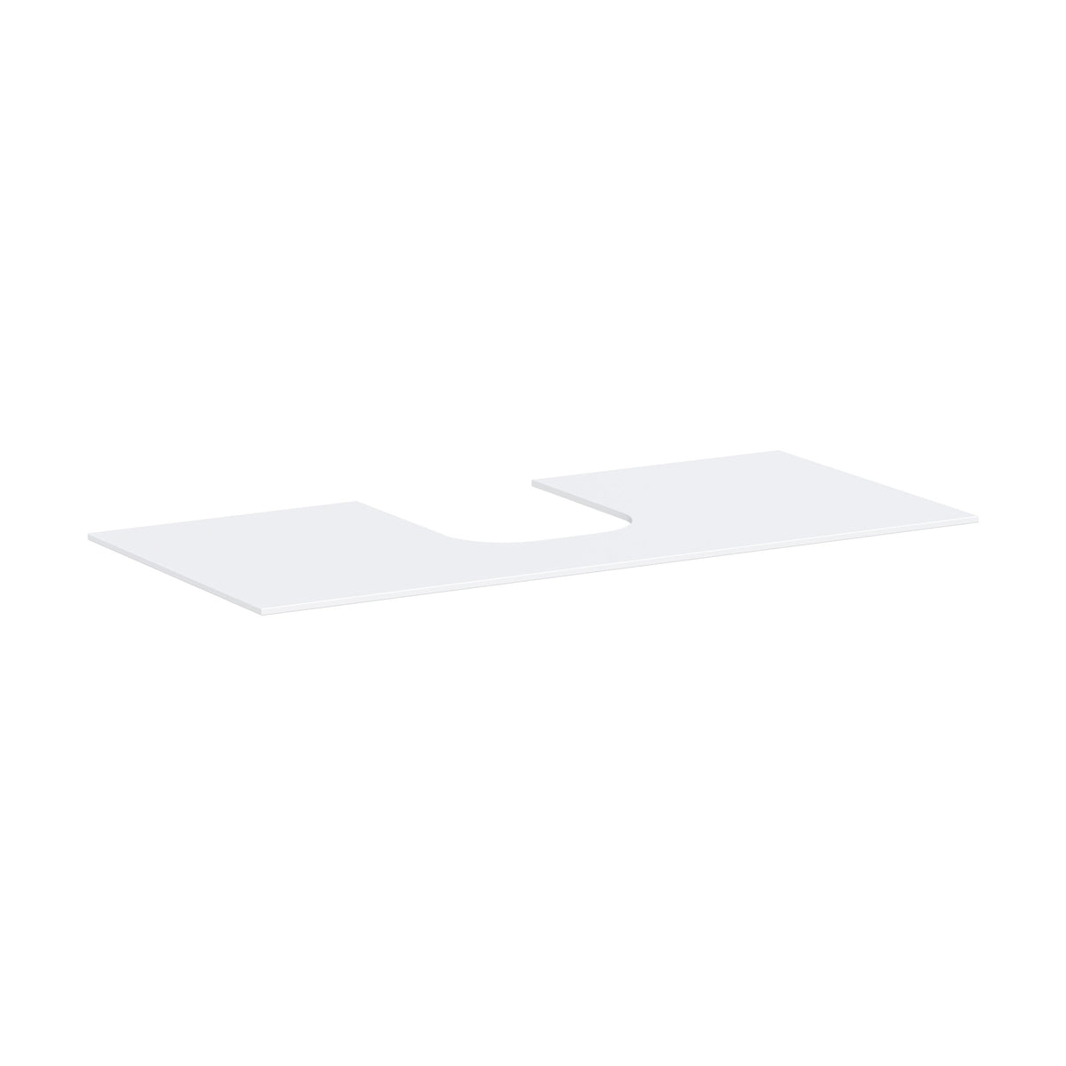 Xevolos E Console 1180/550 with cutout middle for countertop basin ground