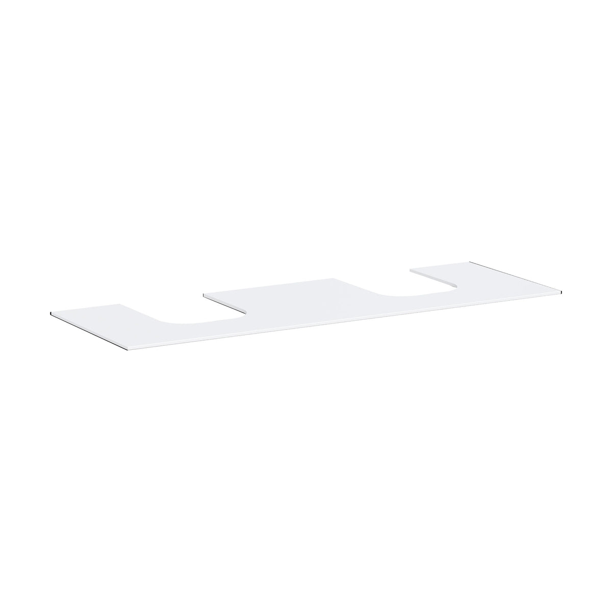 Xevolos E Console 1570/550 with 2 cutouts for countertop basin ground