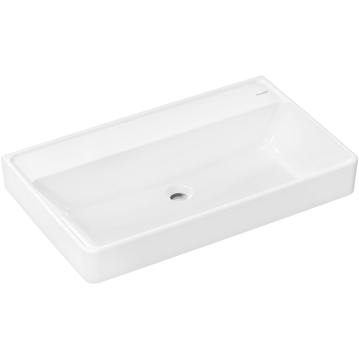 Xanuia Q Wash basin 800/480 without tap hole and overflow
