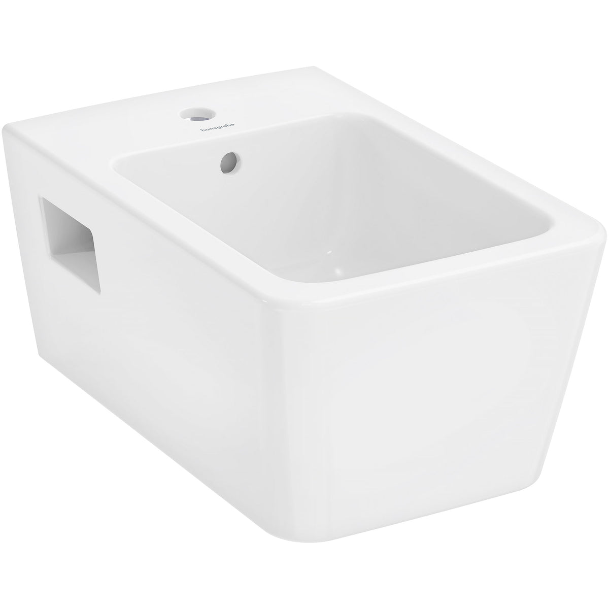 EluPura Original Q Wall hung Bidet  540 with tap hole and overflow