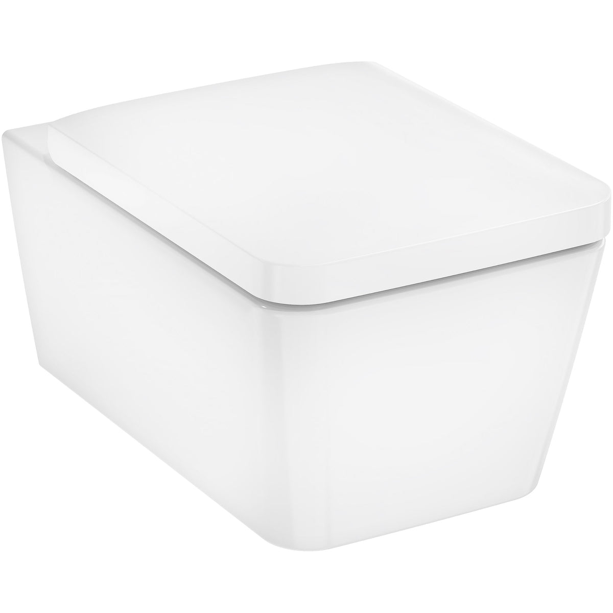 EluPura Q Wall hung WC Set AquaFall Flush with WC seat and cover with SoftClose and QuickRelease