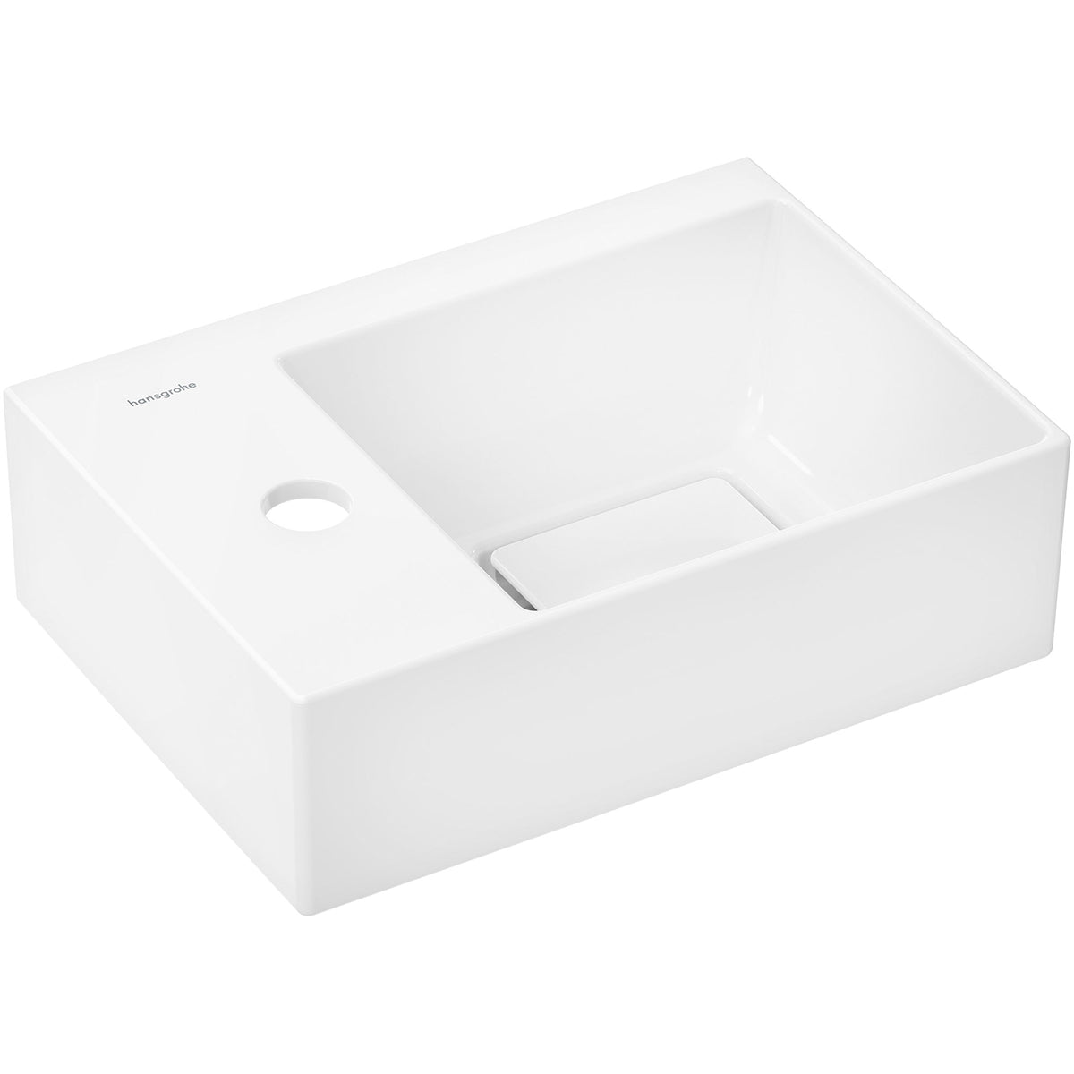 Xevolos E Handrinse basin 360/250 with tap hole left without overflow, SmartClean