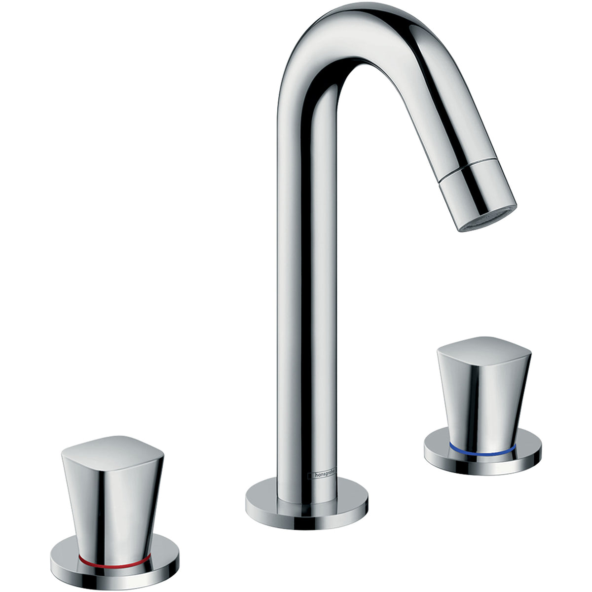 Logis 3-hole basin mixer 150 with pop-up waste set