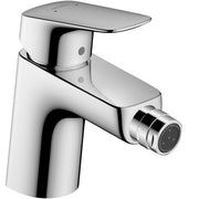 Logis Single lever bidet mixer 70 with pop-up waste set
