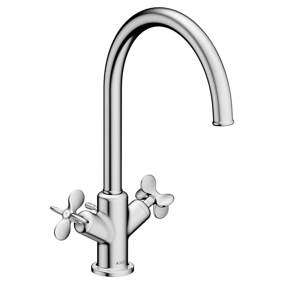 AXOR-Archivio-2-handle-basin-mixer-210-with-cross-handles-and-pop-up-waste-set-Chrome-34022000