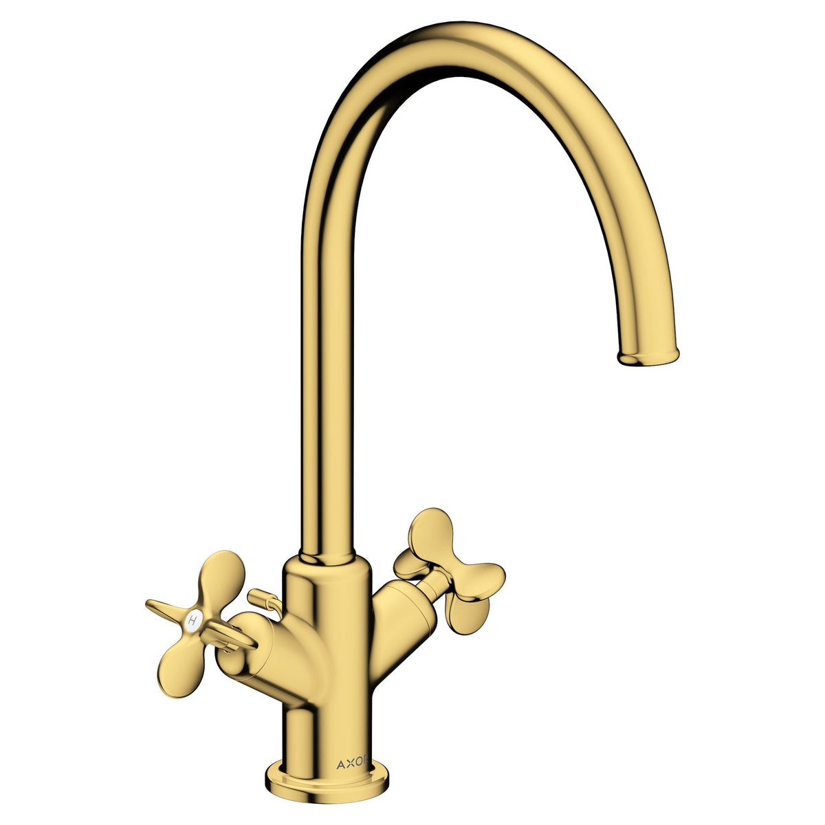AXOR-Archivio-2-handle-basin-mixer-210-with-cross-handles-and-pop-up-waste-set-Polished-Gold-Optic-34022990