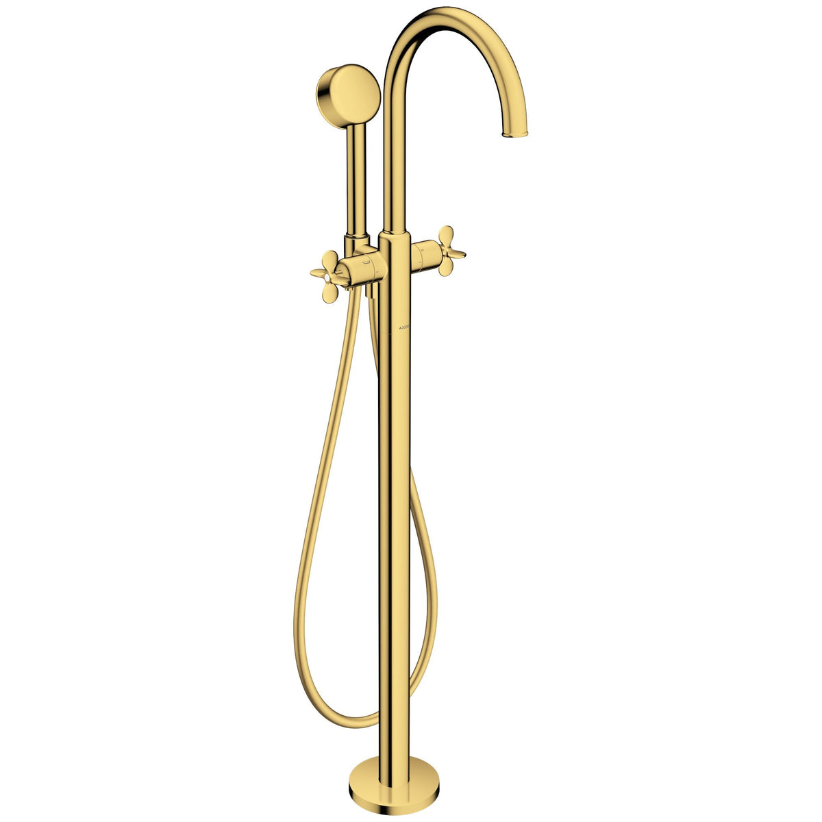 AXOR-Archivio-2-handle-bath-mixer-floor-standing-with-cross-handles-Polished-Gold-Optic-34040990