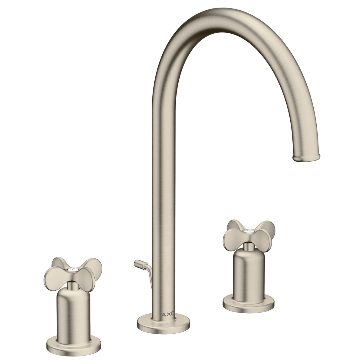AXOR-Archivio-3-hole-basin-mixer-190-with-cross-handles-and-pop-up-waste-set-Brushed-Nickel-34027820
