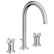 AXOR-Archivio-3-hole-basin-mixer-190-with-cross-handles-and-pop-up-waste-set-Chrome-34027000