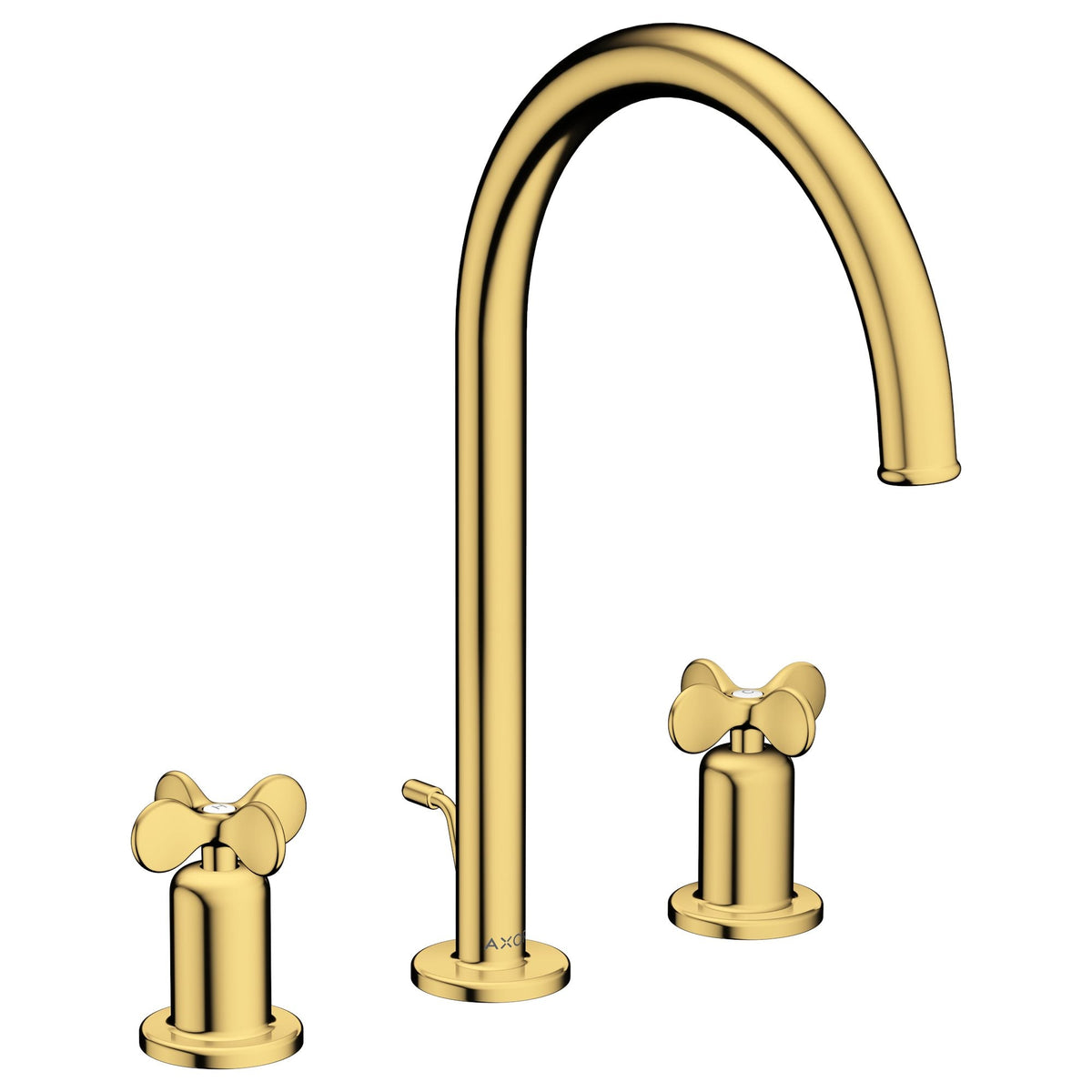 AXOR-Archivio-3-hole-basin-mixer-190-with-cross-handles-and-pop-up-waste-set-Polished-Gold-Optic-34027990