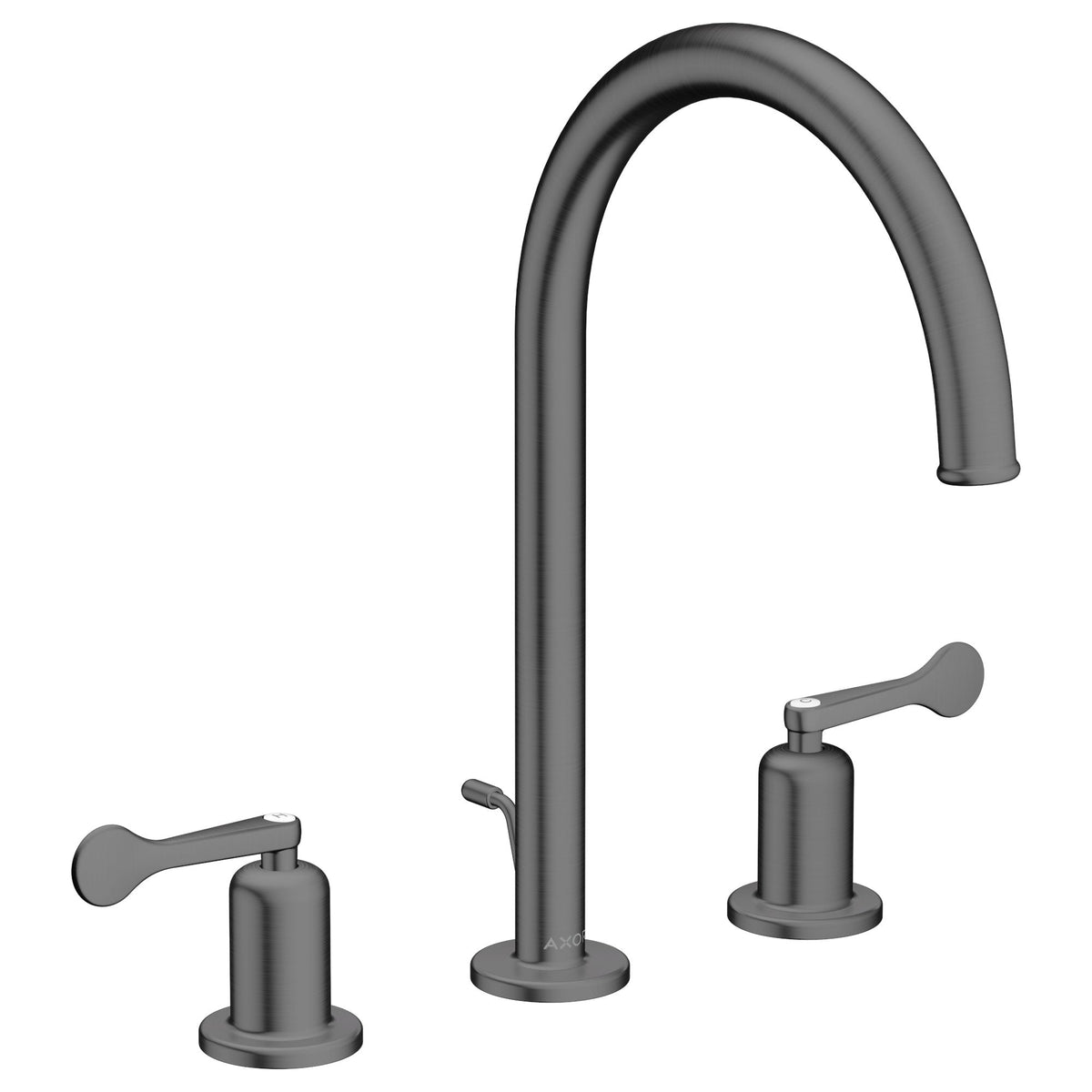 AXOR-Archivio-3-hole-basin-mixer-190-with-lever-handles-and-pop-up-waste-set-Brushed-Black-Chrome-34029340
