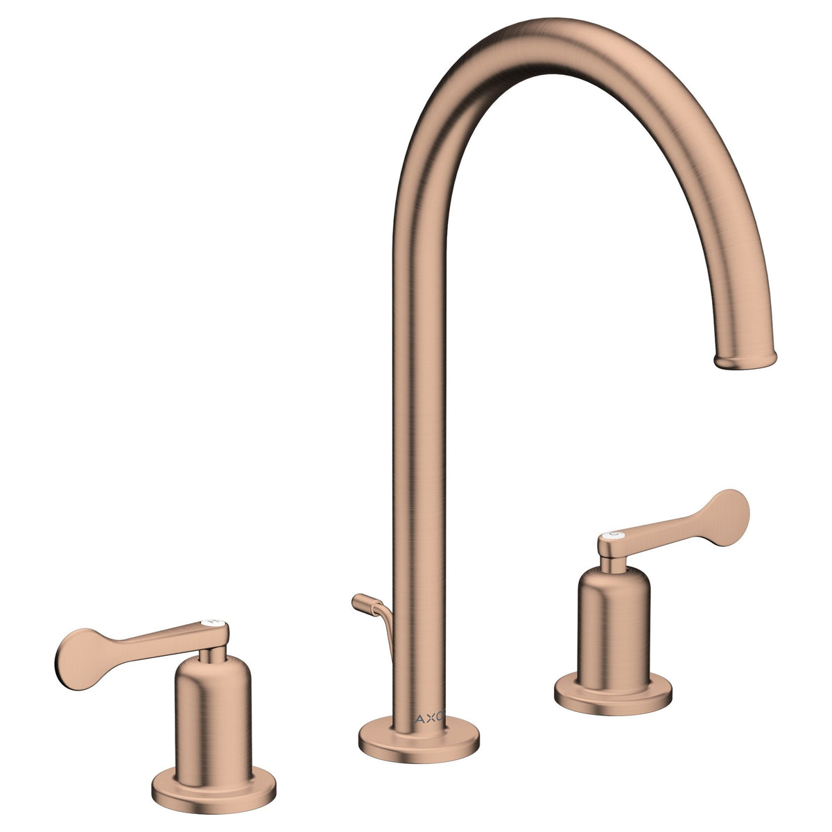 AXOR-Archivio-3-hole-basin-mixer-190-with-lever-handles-and-pop-up-waste-set-Brushed-Red-Gold-34029310