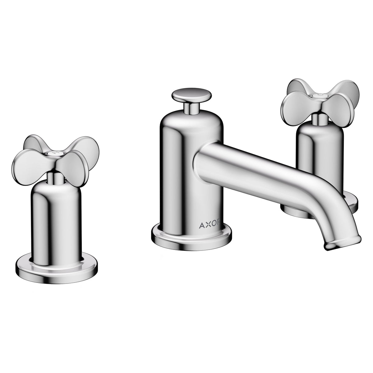 AXOR-Archivio-3-hole-basin-mixer-30-with-cross-handles-and-pop-up-waste-set-Chrome-34024000