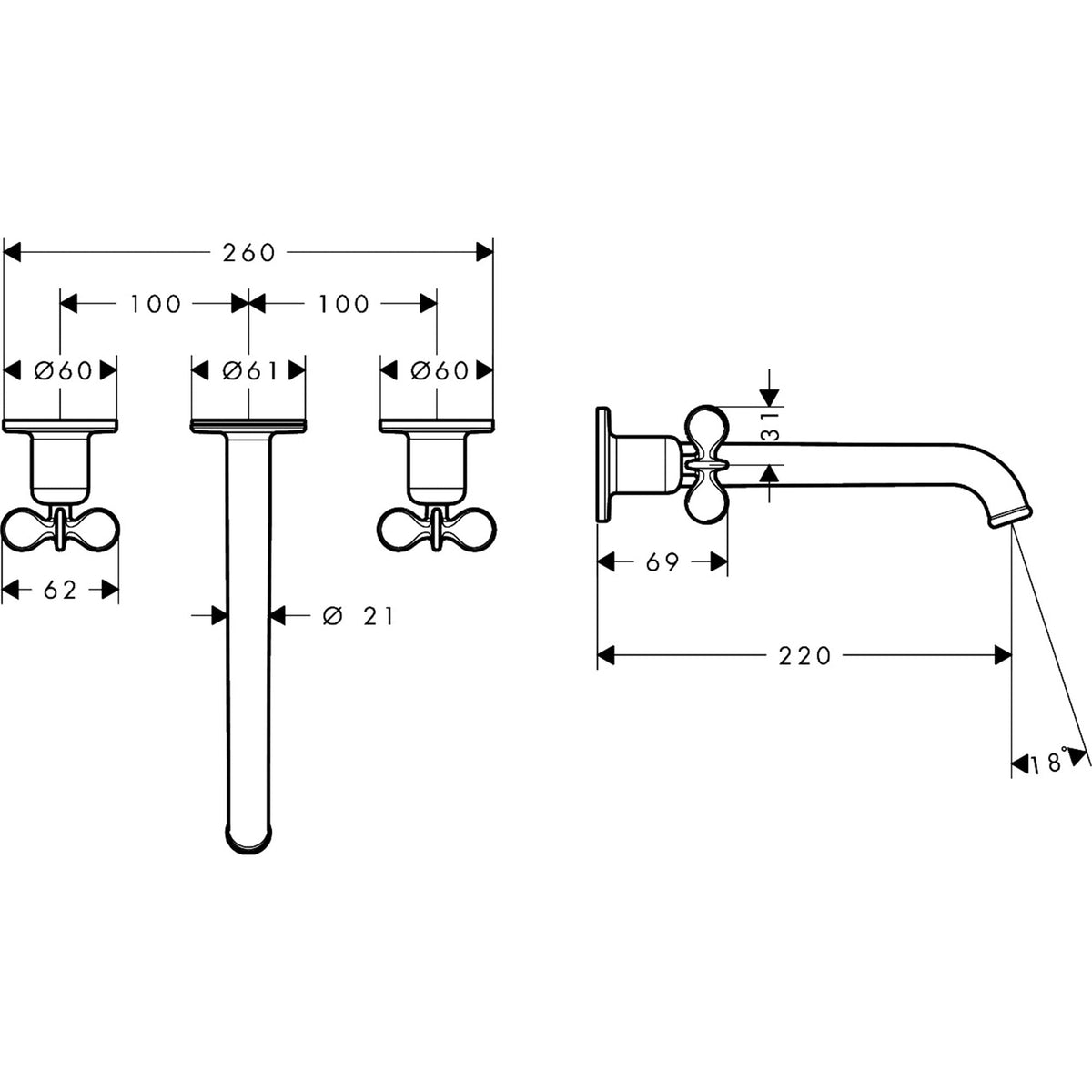 AXOR-Archivio-3-hole-bath-mixer-for-concealed-installation-wall-mounted-with-cross-handles-34046-technical-01