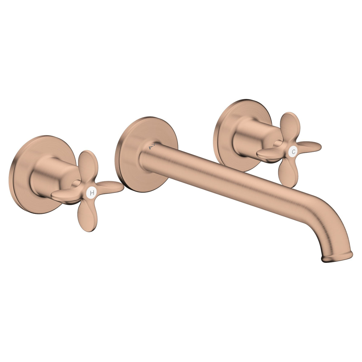AXOR-Archivio-3-hole-bath-mixer-for-concealed-installation-wall-mounted-with-cross-handles-Brushed-Red-Gold-34046310