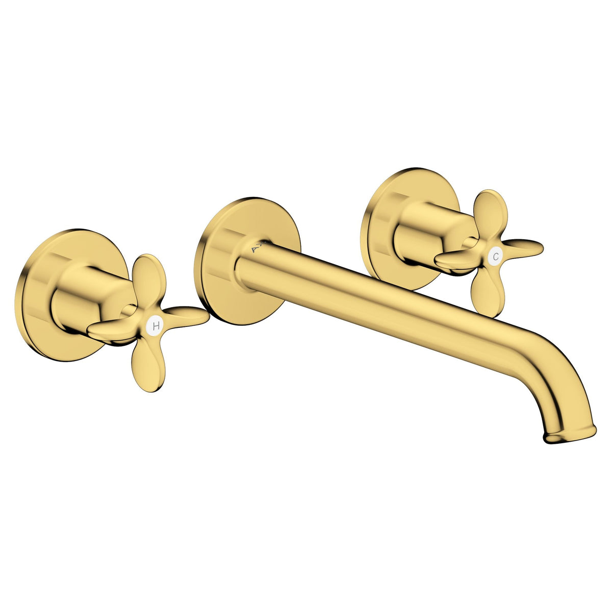 AXOR-Archivio-3-hole-bath-mixer-for-concealed-installation-wall-mounted-with-cross-handles-Polished-Gold-Optic-34046990