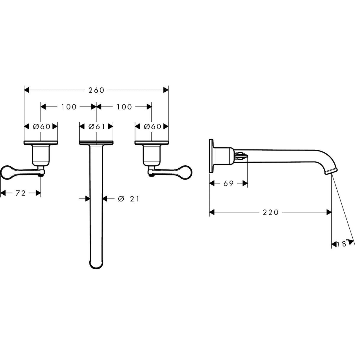 AXOR-Archivio-3-hole-bath-mixer-for-concealed-installation-wall-mounted-with-lever-handles-34047-technical-01