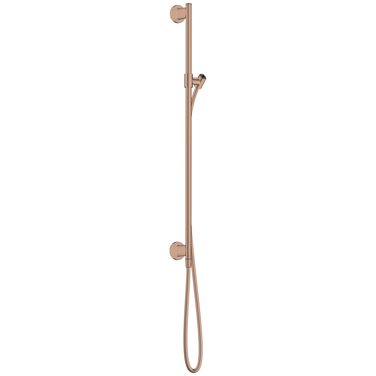 AXOR-Archivio-Shower-bar-0-90-m-with-wall-connection-and-shower-hose-1-60-m-Brushed-Red-Gold-34066310