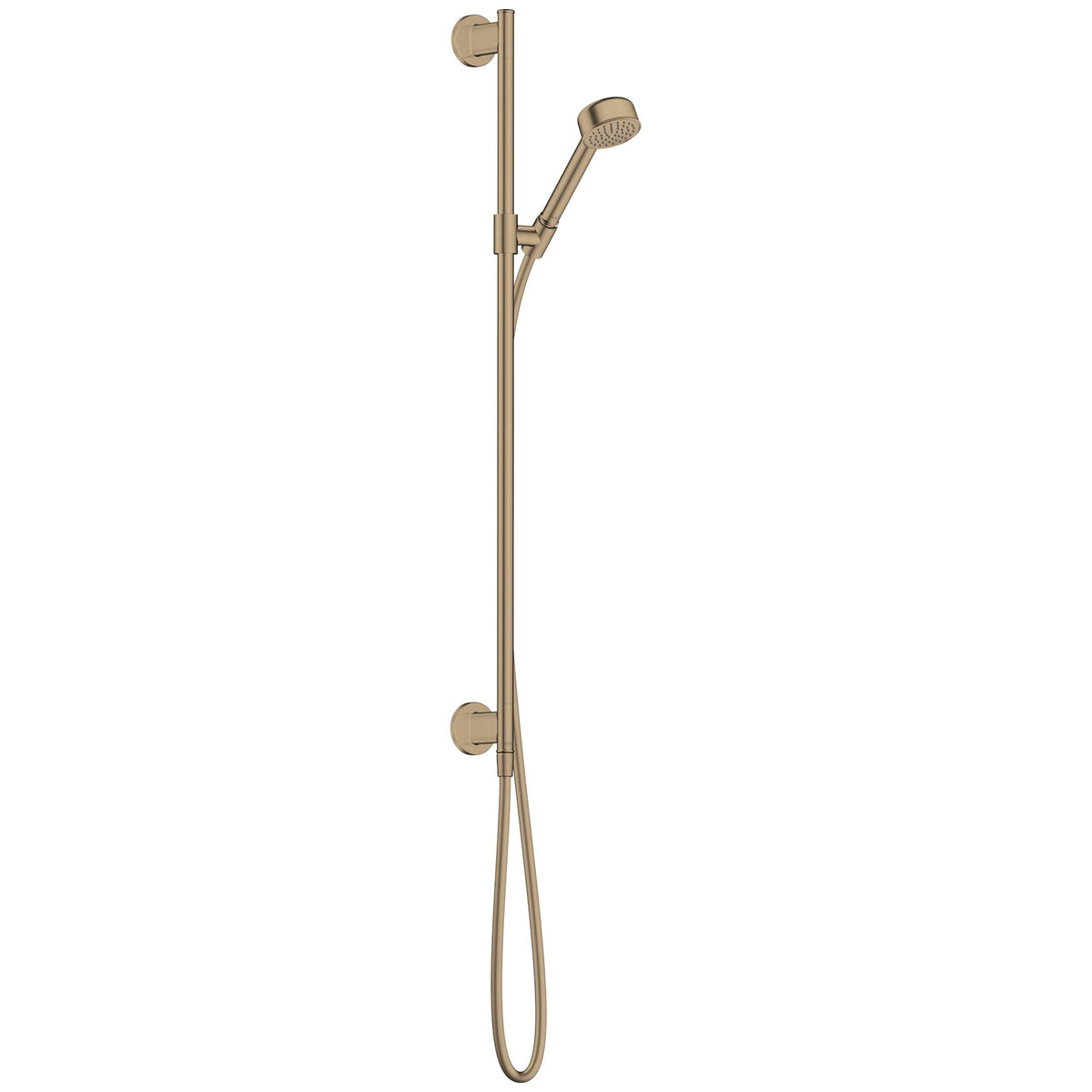 AXOR-Archivio-Shower-set-85-1jet-EcoSmart-with-wall-connection-Brushed-Bronze-34064140