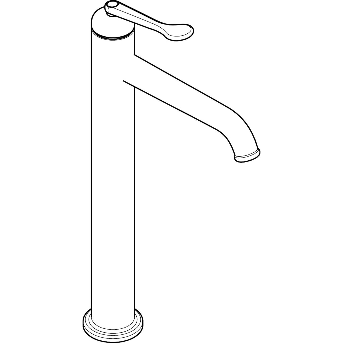 AXOR-Archivio-Single-lever-basin-mixer-250-CoolStart-with-waste-set-34011-technical-03