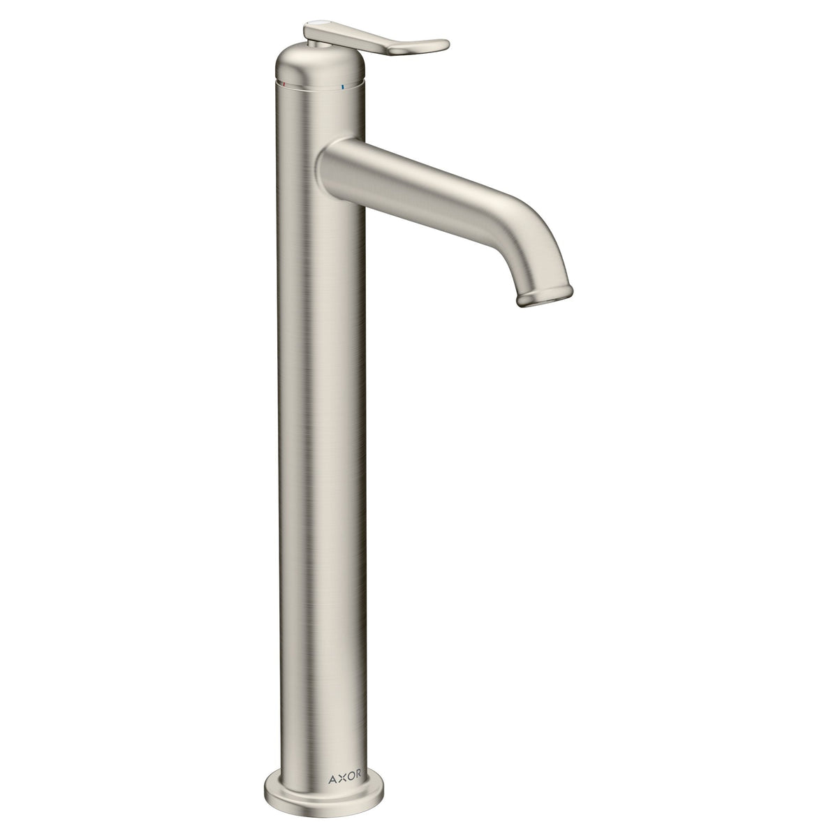 AXOR-Archivio-Single-lever-basin-mixer-250-CoolStart-with-waste-set-Stainless-Steel-Optic-34011800