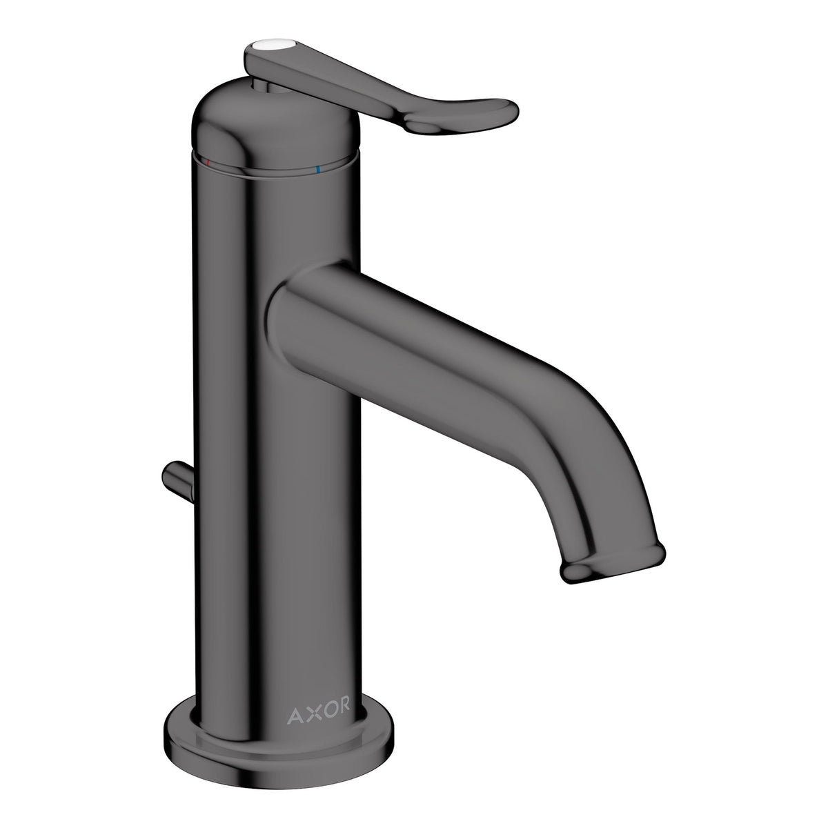 AXOR-Archivio-Single-lever-basin-mixer-90-CoolStart-with-pop-up-waste-set-Polished-Black-Chrome-34002330