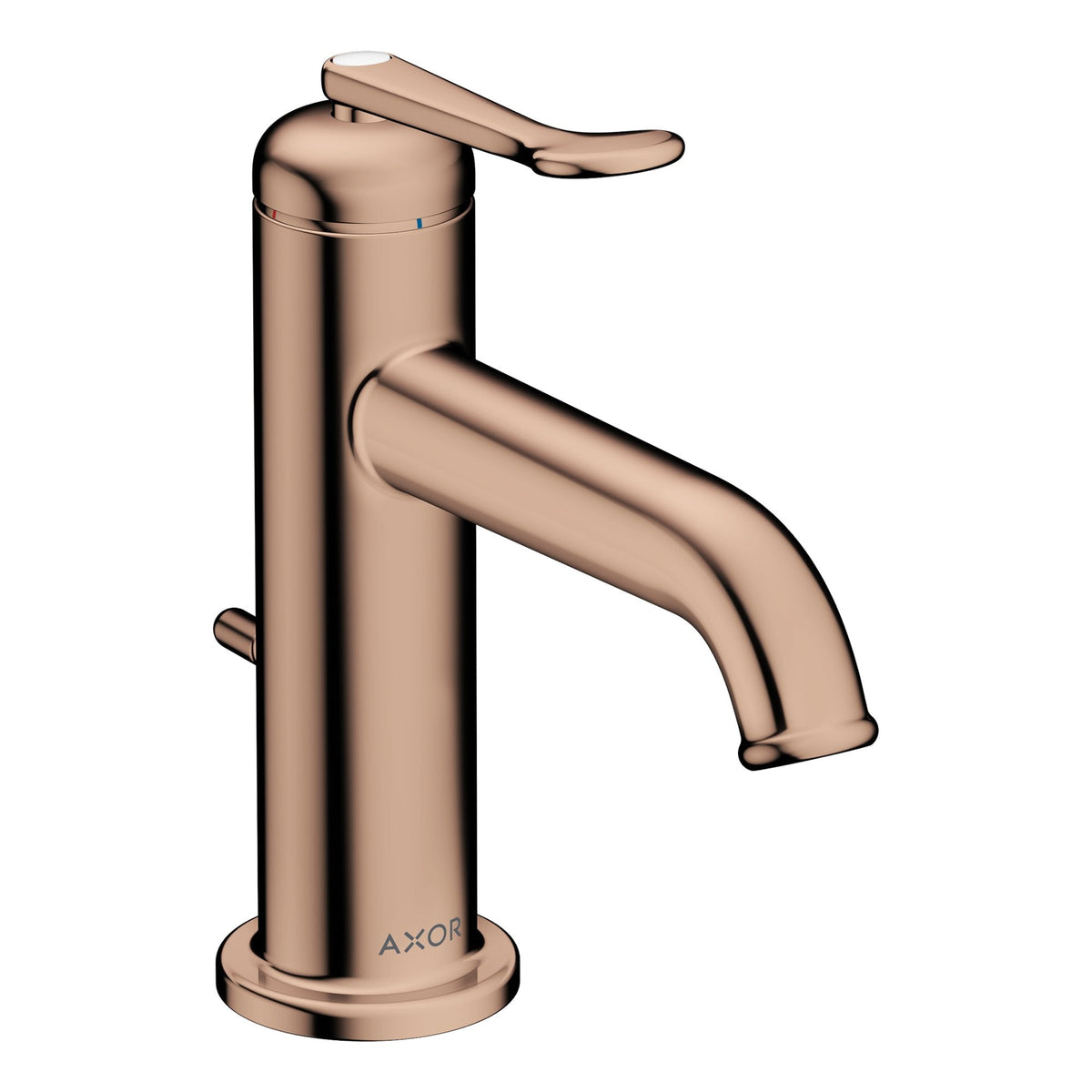 AXOR-Archivio-Single-lever-basin-mixer-90-CoolStart-with-pop-up-waste-set-Polished-Red-Gold-34002300
