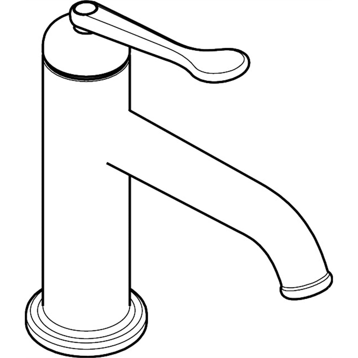 AXOR-Archivio-Single-lever-basin-mixer-90-CoolStart-with-waste-set-34005-technical-03