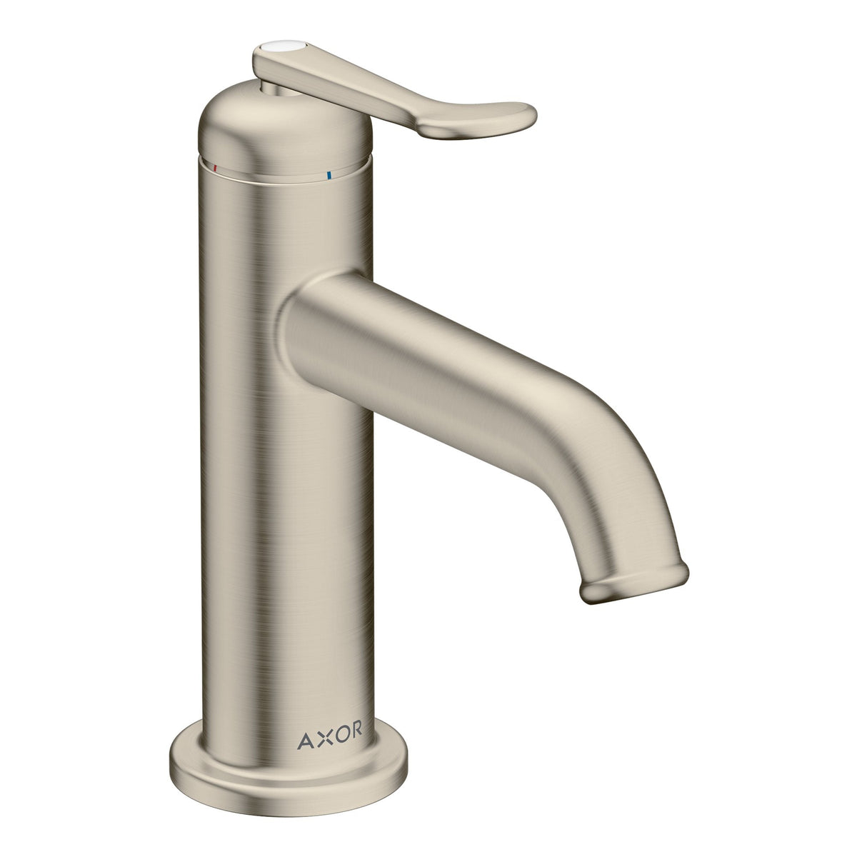 AXOR-Archivio-Single-lever-basin-mixer-90-CoolStart-with-waste-set-Brushed-Nickel-34005820