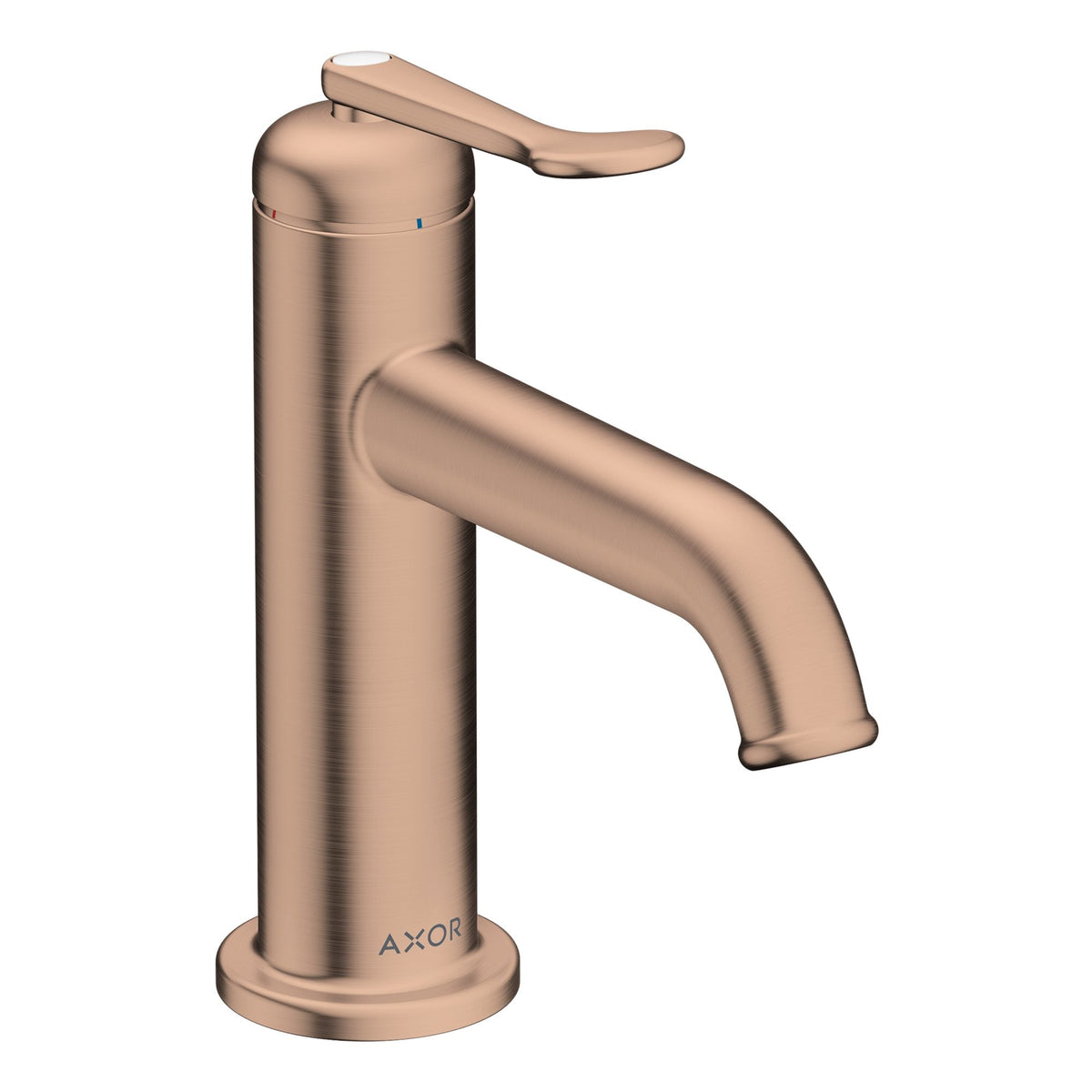 AXOR-Archivio-Single-lever-basin-mixer-90-CoolStart-with-waste-set-Brushed-Red-Gold-34005310