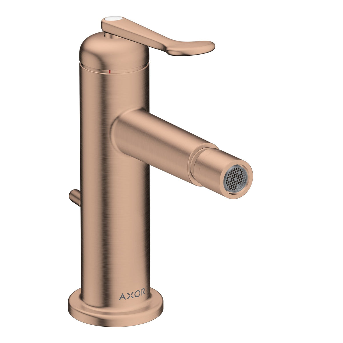 AXOR-Archivio-Single-lever-bidet-mixer-with-pop-up-waste-set-Brushed-Red-Gold-34201310