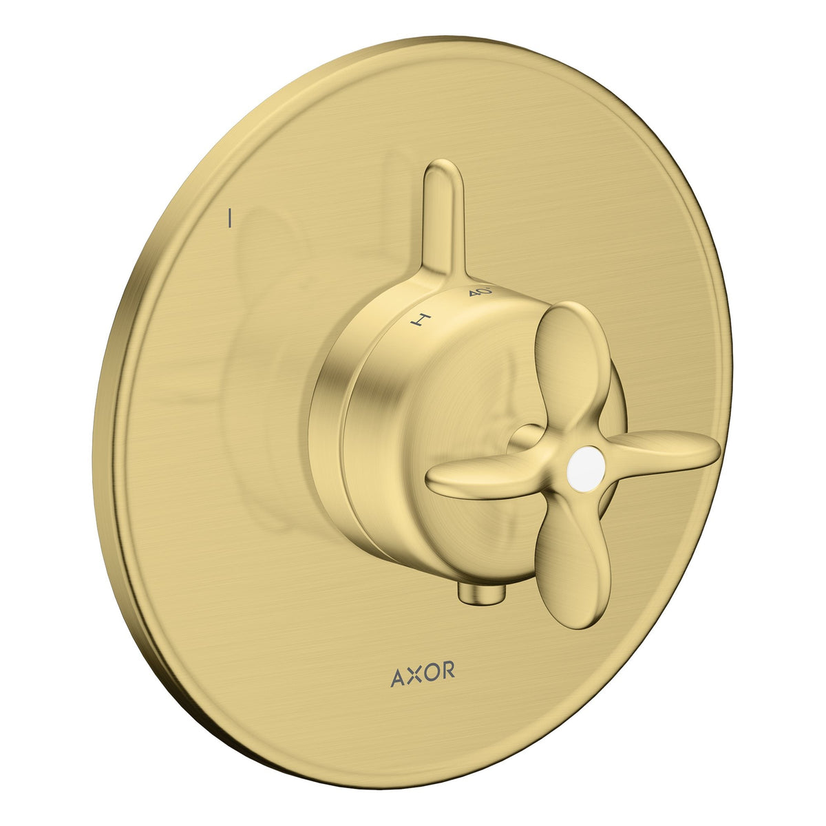 AXOR-Archivio-Thermostat-for-concealed-installation-for-1-function-with-cross-handle-Brushed-Brass-34049950
