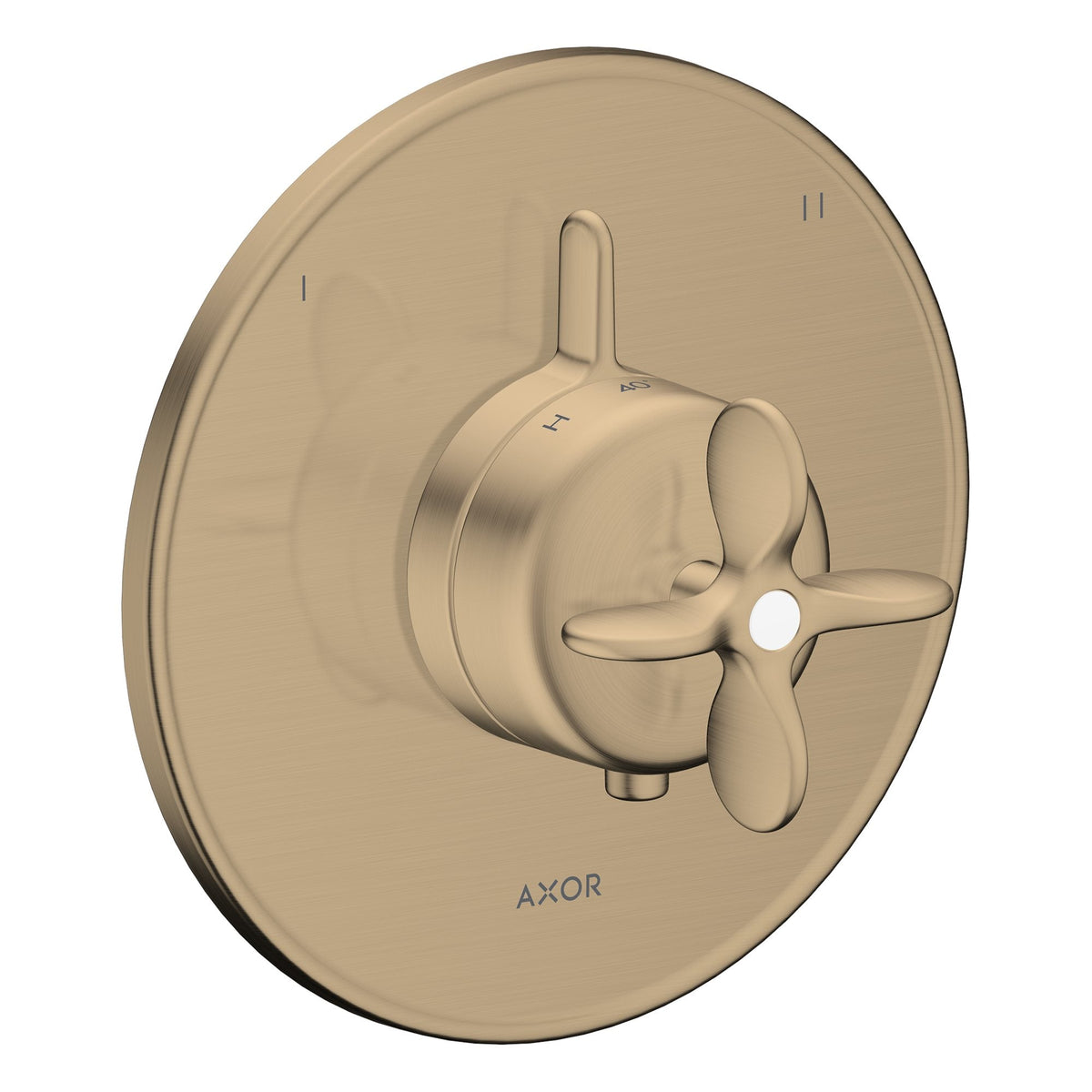 AXOR-Archivio-Thermostat-for-concealed-installation-for-2-functions-with-cross-handle-Brushed-Bronze-34050140