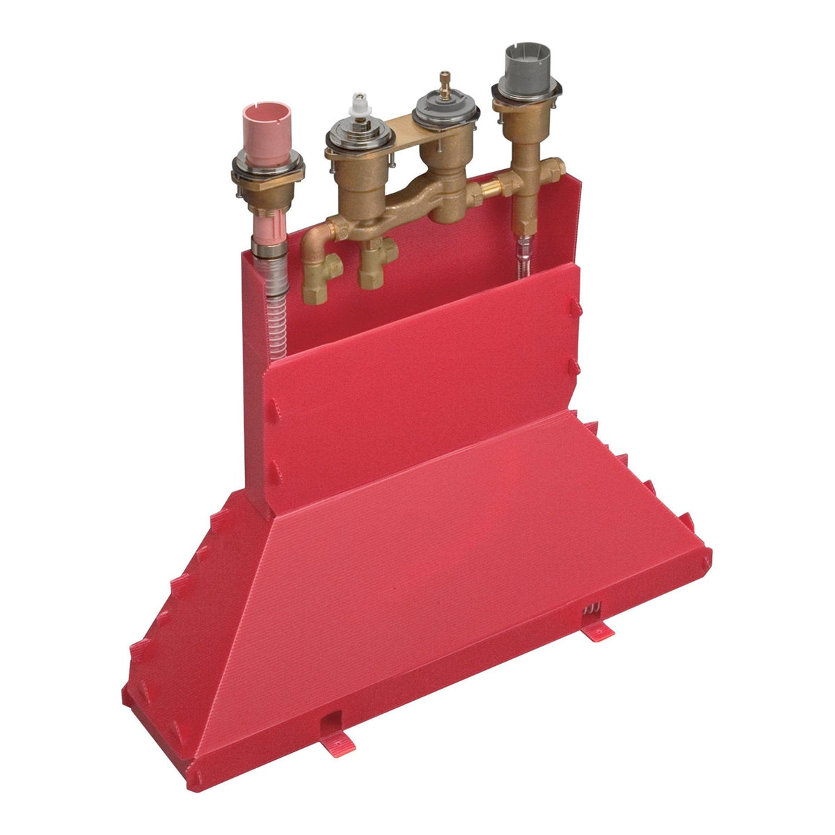 AXOR Basic set for 4 hole rim mounted thermostatic bath mixer 15482180