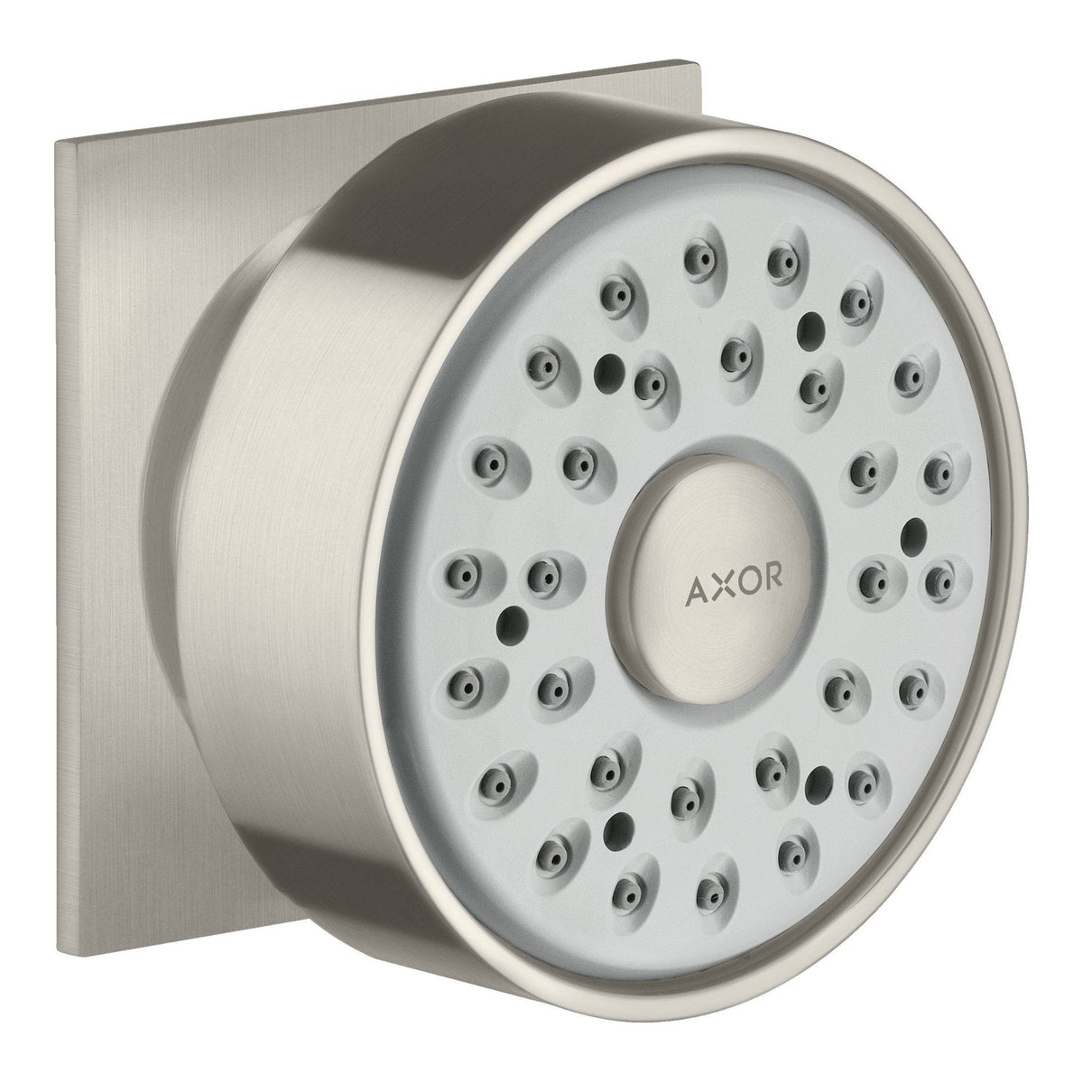 AXOR Body shower 1jet square Stainless Steel Optic 28469800