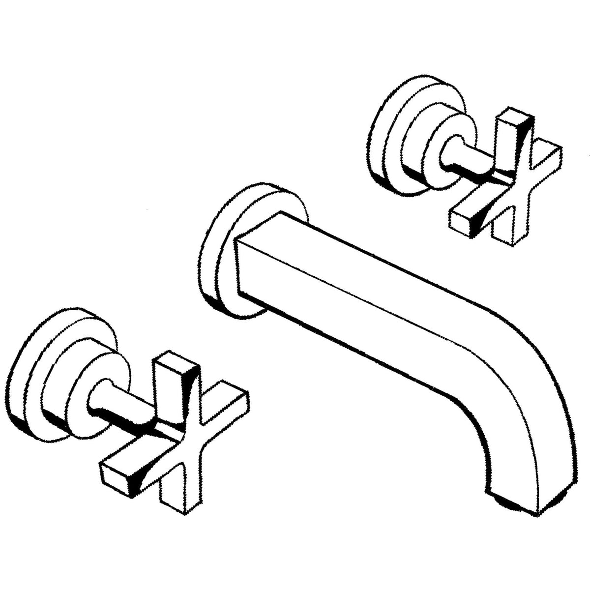 AXOR-Citterio-3-hole-basin-mixer-for-concealed-installation-wall-mounted-with-spout-162-mm-cross-handles-and-escutcheons-39313-technical-03