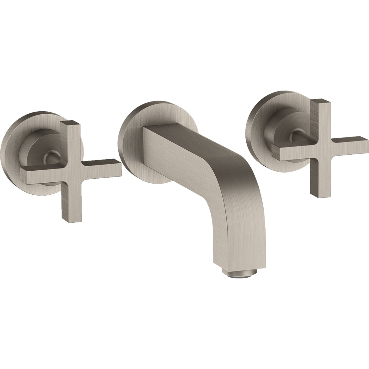 AXOR-Citterio-3-hole-basin-mixer-for-concealed-installation-wall-mounted-with-spout-162-mm-cross-handles-and-escutcheons-Stainless-Steel-Optic-39313800