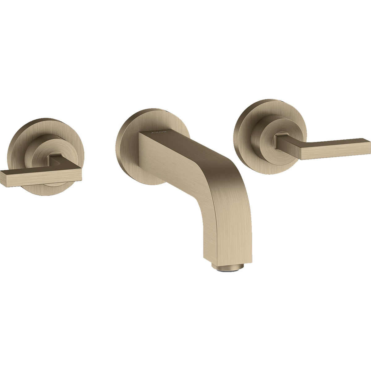 AXOR-Citterio-3-hole-basin-mixer-for-concealed-installation-wall-mounted-with-spout-162-mm-lever-handles-and-escutcheons-Brushed-Nickel-39315820