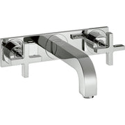 AXOR-Citterio-3-hole-basin-mixer-for-concealed-installation-wall-mounted-with-spout-166-mm-cross-handles-and-plate-Chrome-39314000