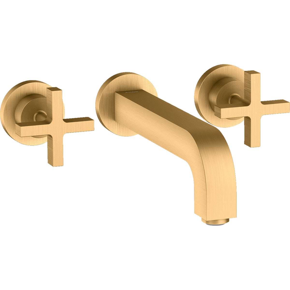AXOR-Citterio-3-hole-basin-mixer-for-concealed-installation-wall-mounted-with-spout-222-mm-cross-handles-and-escutcheons-Brushed-Brass-39143950