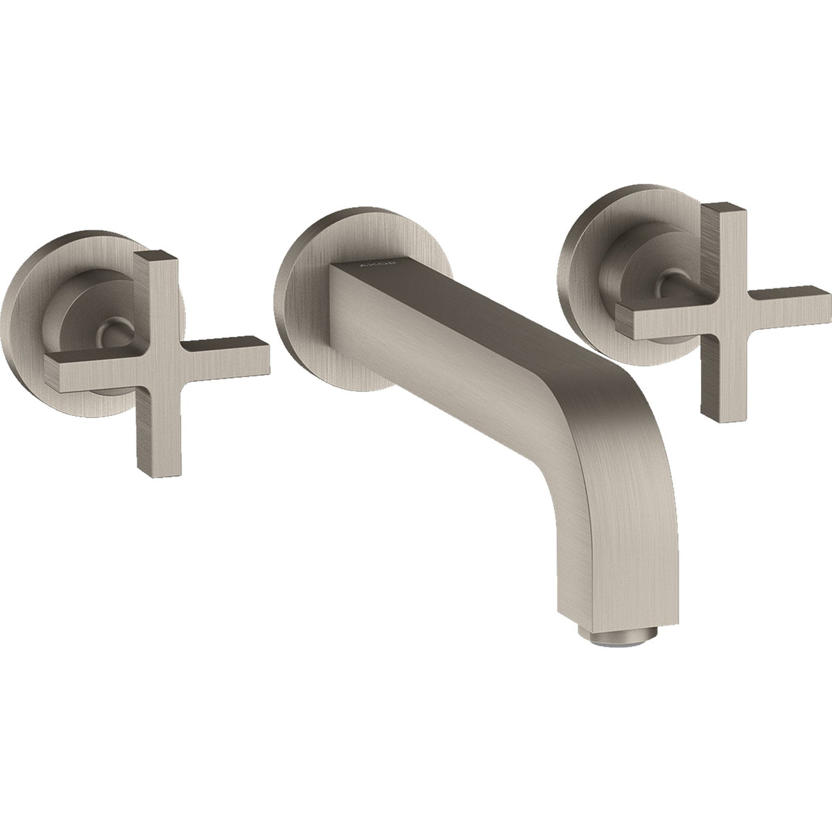 AXOR-Citterio-3-hole-basin-mixer-for-concealed-installation-wall-mounted-with-spout-222-mm-cross-handles-and-escutcheons-Stainless-Steel-Optic-39143800