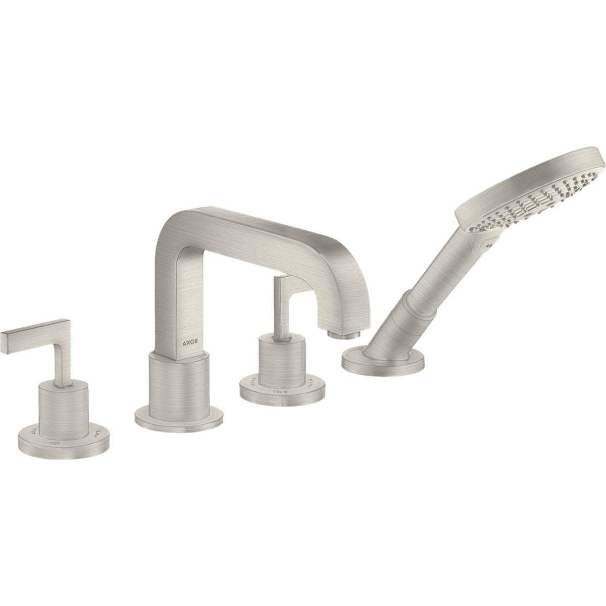 AXOR-Citterio-4-hole-tile-mounted-bath-mixer-with-lever-handles-and-escutcheons-Stainless-Steel-Optic-39454800