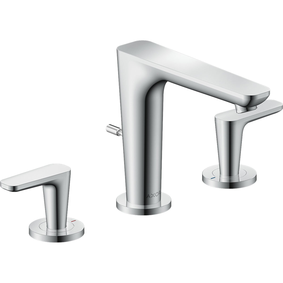 AXOR-Citterio-C-3-hole-basin-mixer-125-with-pop-up-waste-set-Chrome-49060000