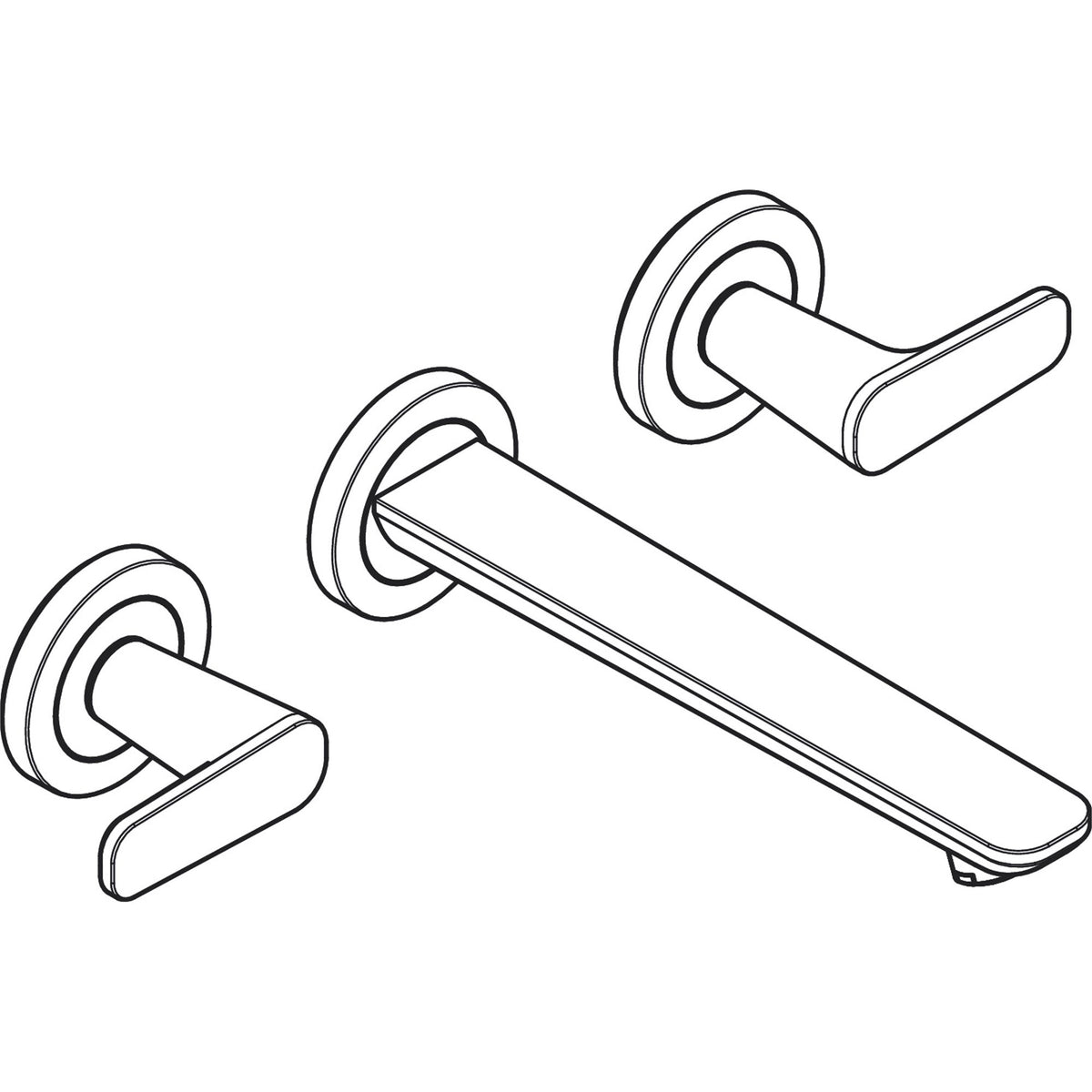 AXOR-Citterio-C-3-hole-basin-mixer-for-concealed-installation-wall-mounted-with-spout-195-mm-49070-technical-02