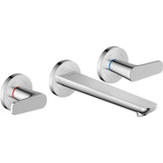 AXOR-Citterio-C-3-hole-basin-mixer-for-concealed-installation-wall-mounted-with-spout-195-mm-Chrome-49070000