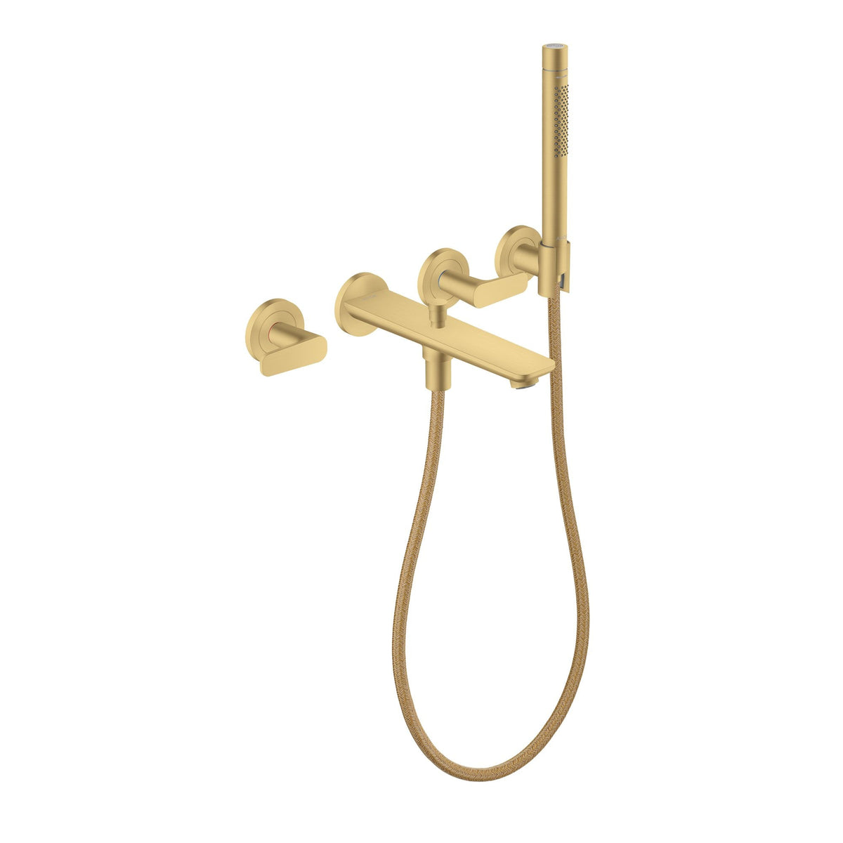 AXOR-Citterio-C-3-hole-bath-mixer-for-concealed-installation-wall-mounted-with-hand-shower-Brushed-Gold-Optic-49480250