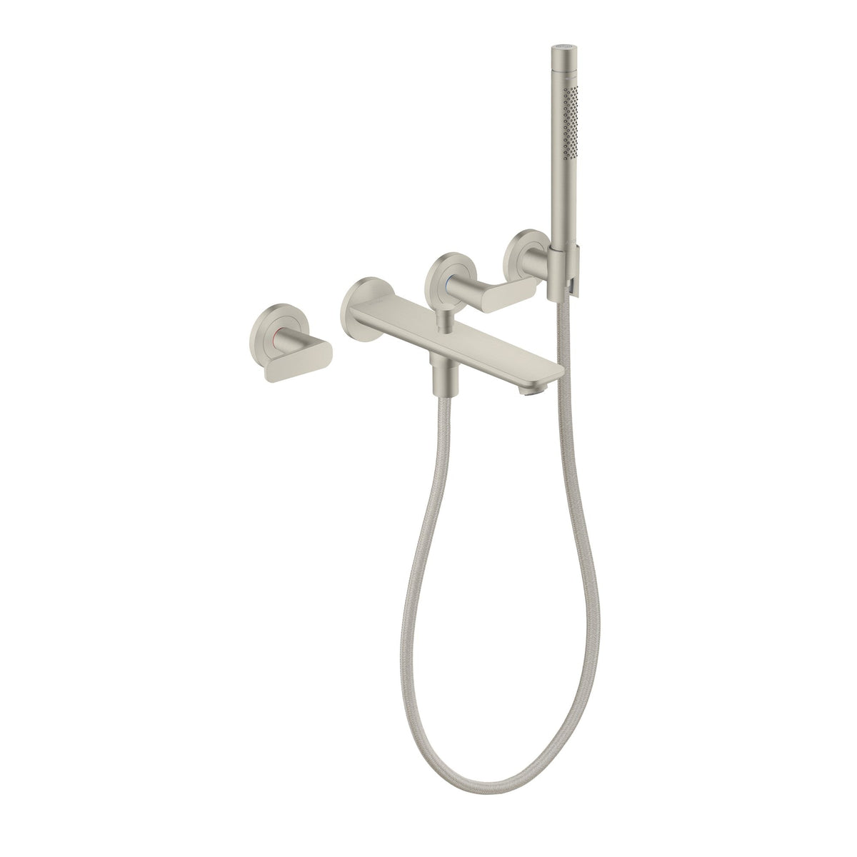 AXOR-Citterio-C-3-hole-bath-mixer-for-concealed-installation-wall-mounted-with-hand-shower-Stainless-Steel-Optic-49480800
